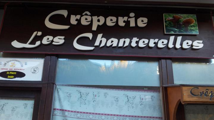 Façade crêperie Les Chanterelles, La Tania